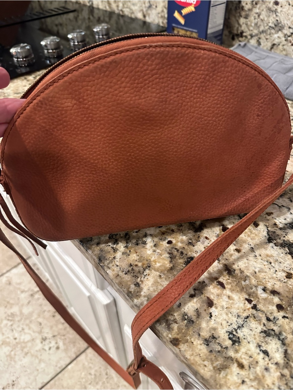 Madewell Leather Crossbody Bag in Burnt Orange - Picture 7 of 7